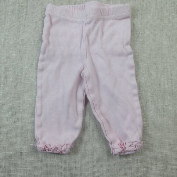 Lot of 4 Carter's Footed Leggings Pants Baby Girls 3M Multi Hearts Elastic Waist - Picture 7 of 10